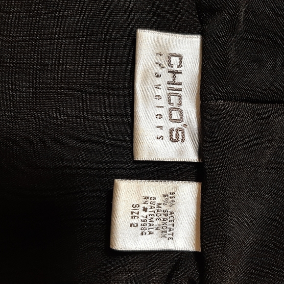 Chico’s Travelers Cardigan size Large Black - Picture 3 of 4